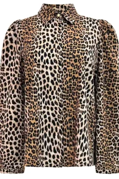 New Liberte Flora-Ls-Blouse Lux Leo