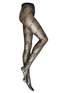 Wolford Floret Tights17657 7005 Black