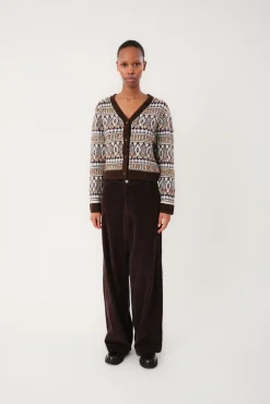 Sale Lollys Laundry Floridall Pants25445-2012 87 Dark Mokka