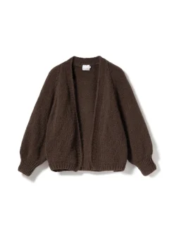 Online Noella Fora Knit Cardigan 548 Dark Brown