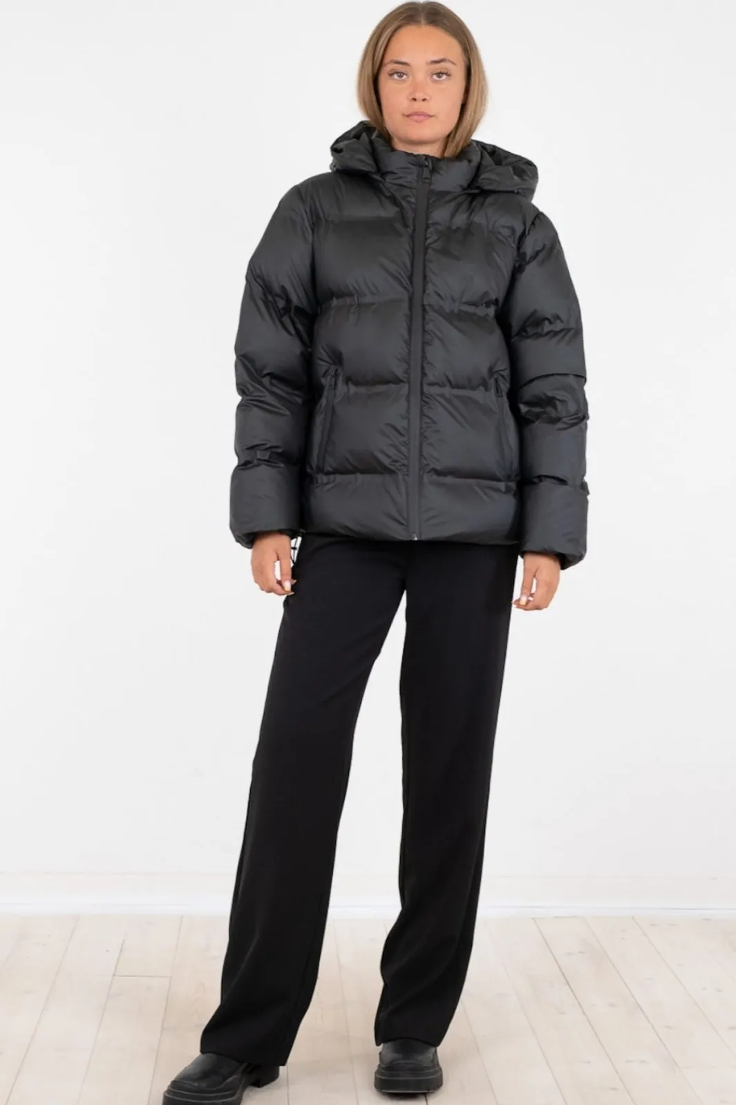 Clearance Neo Noir Fox C Puffer Jacket Black