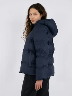 Hot Neo Noir Fox C Puffer Jacket Navy