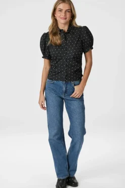 Best Neo Noir Frannie Dot Shirt 166006 100