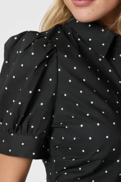 Best Neo Noir Frannie Dot Shirt 166006 100