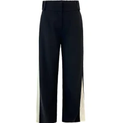 Hot Liberte Frede Wide Panel Pants 22256 Black Offwhite