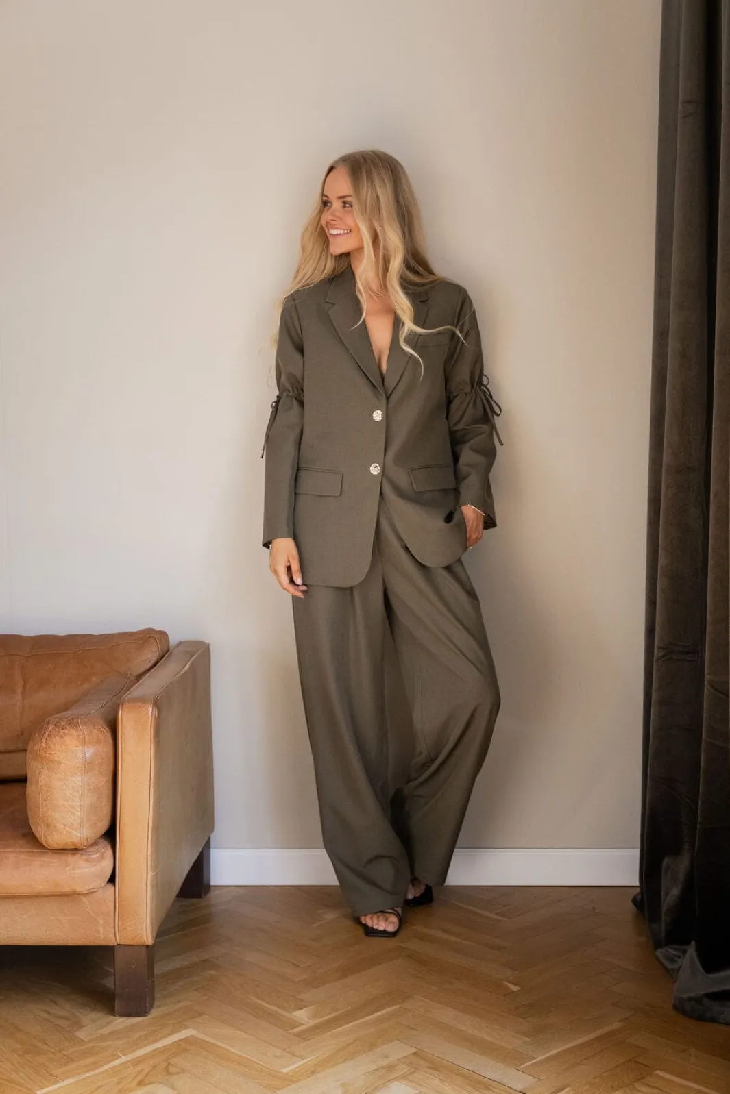Sale Molly&My x Julie Elgaard Frida String Structure Blazer 167115 176