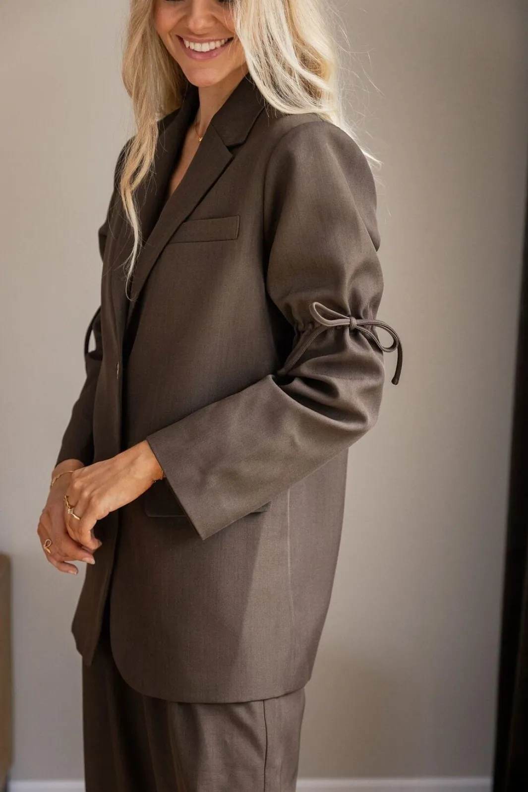 Outlet Molly&My x Julie Elgaard Frida String Structure Blazer 167115 676