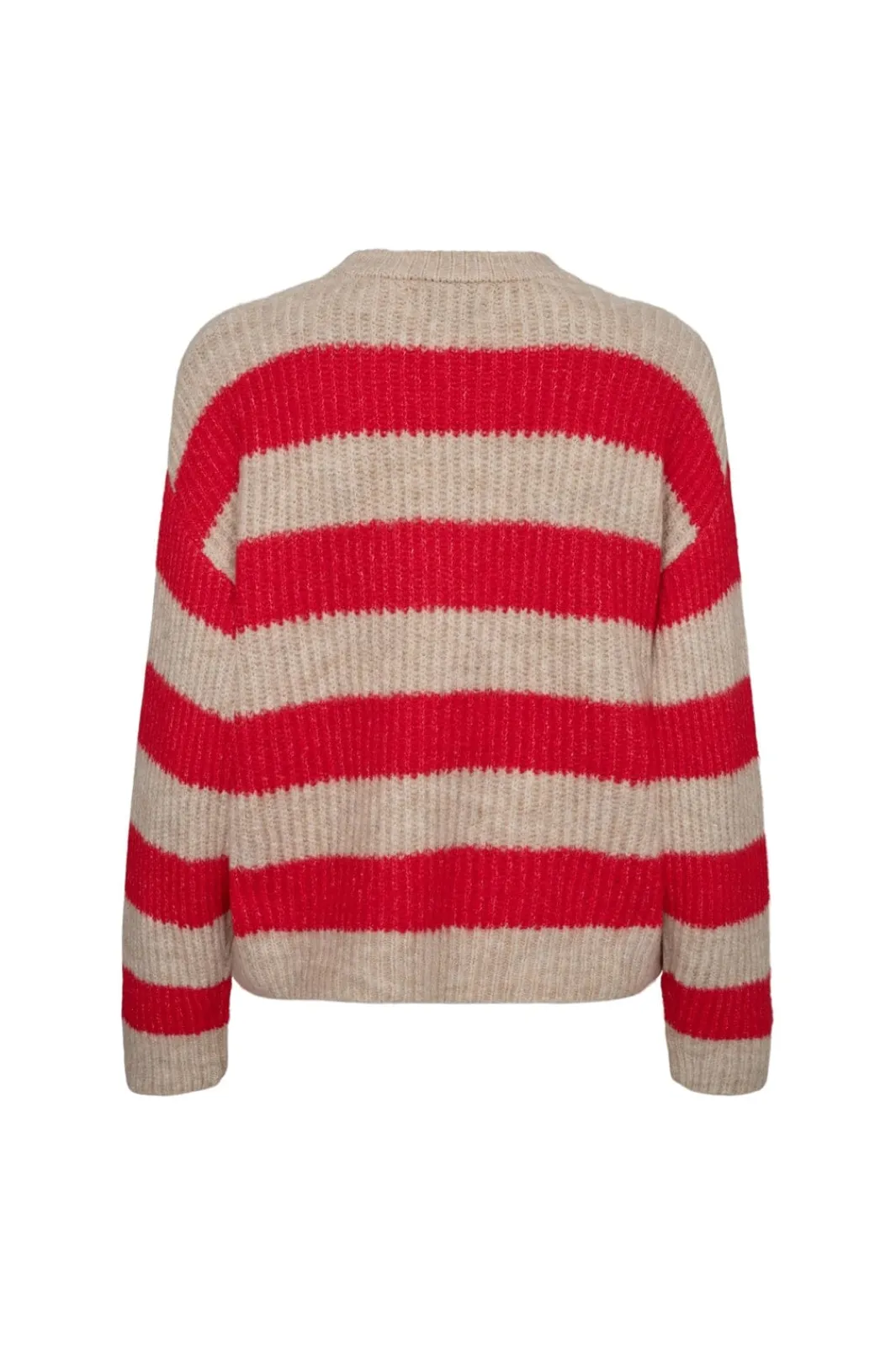 New Liberte Fro-Pullover 21602 Flamingo Red Creme Stripe