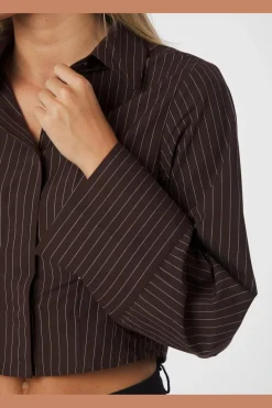 Neo Noir Frost Striped Shirt 167157 676
