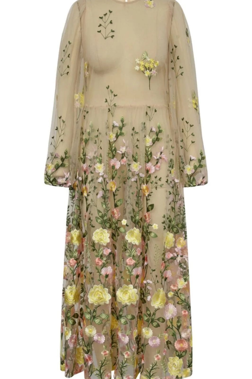 Clearance A-View Fuschia Dress 201 Sand/Yellow
