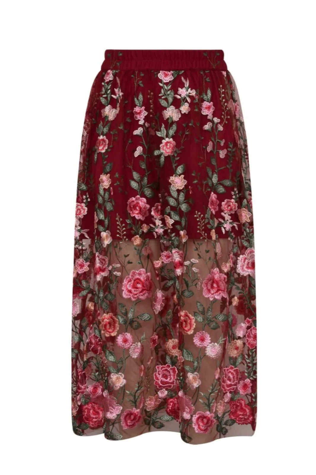 Online A-View Fuschia Skirt AV4624 373