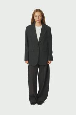 Discount Neo Noir Gaby Check Blazer 166932 132