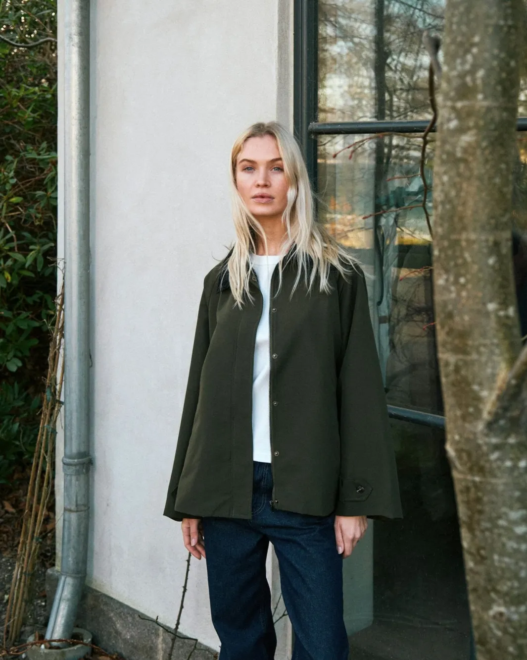 Neo Noir Gatbi Clean Jacket 164226 Dark Green