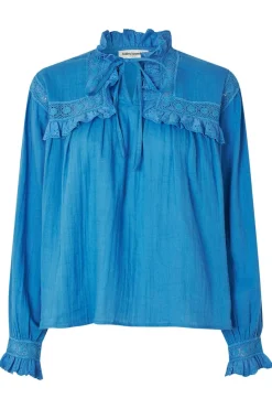 Sale Lollys Laundry Gemmall Shirt Ls25487-1069 97 Neon Blue