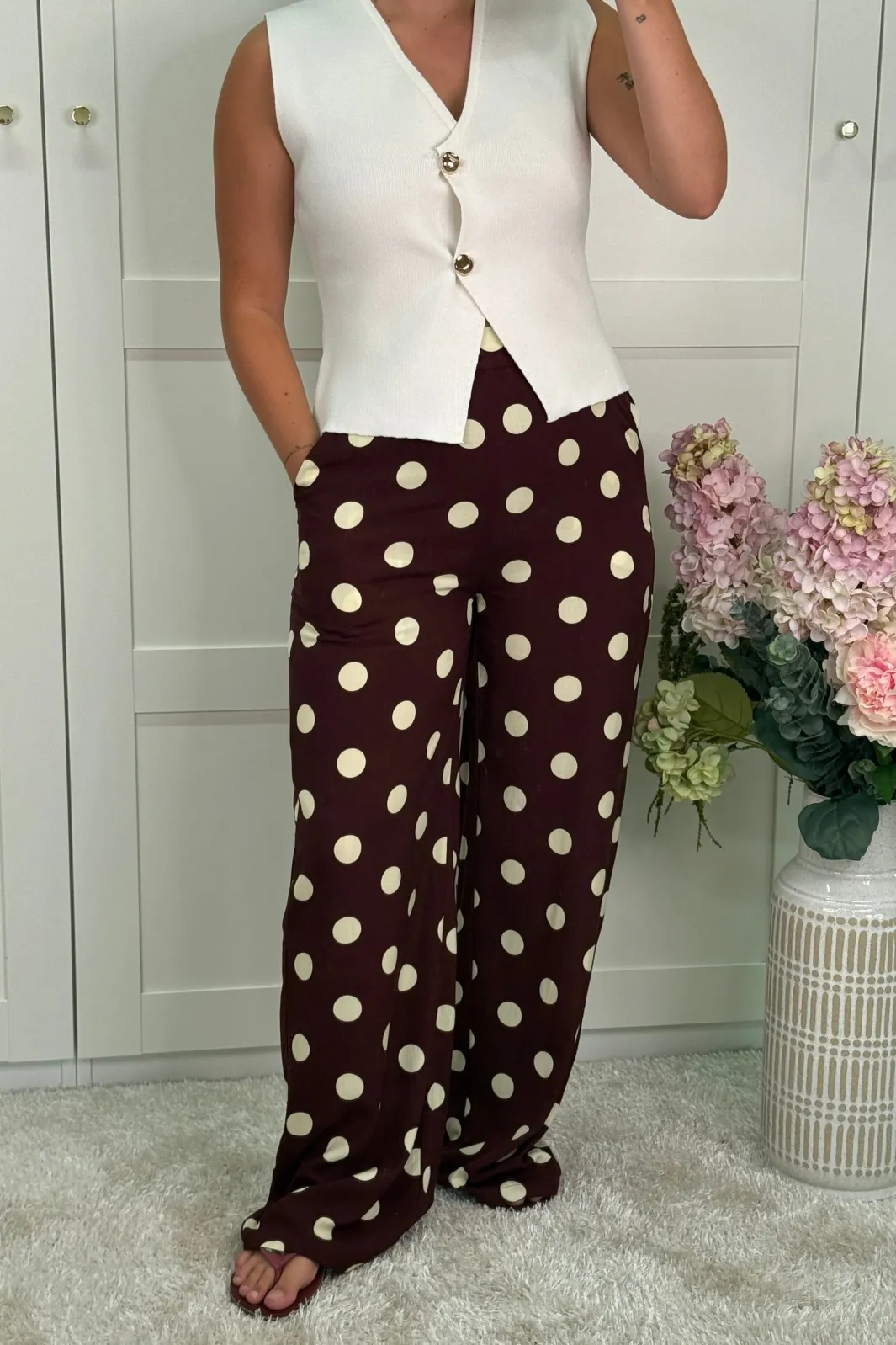 A-bee Georgia Top White