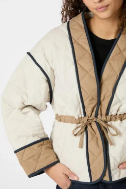 Online Neo Noir Gerdi Solid Quilt Jacket 164871 122