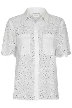 Online Neo Noir Gessie Embroidery Shirt 165383 120