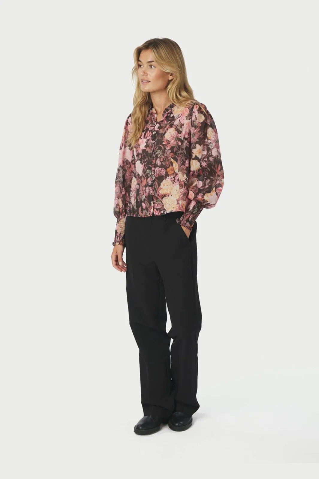 Discount Neo Noir Gilda Big Flower Blouse 166925 100