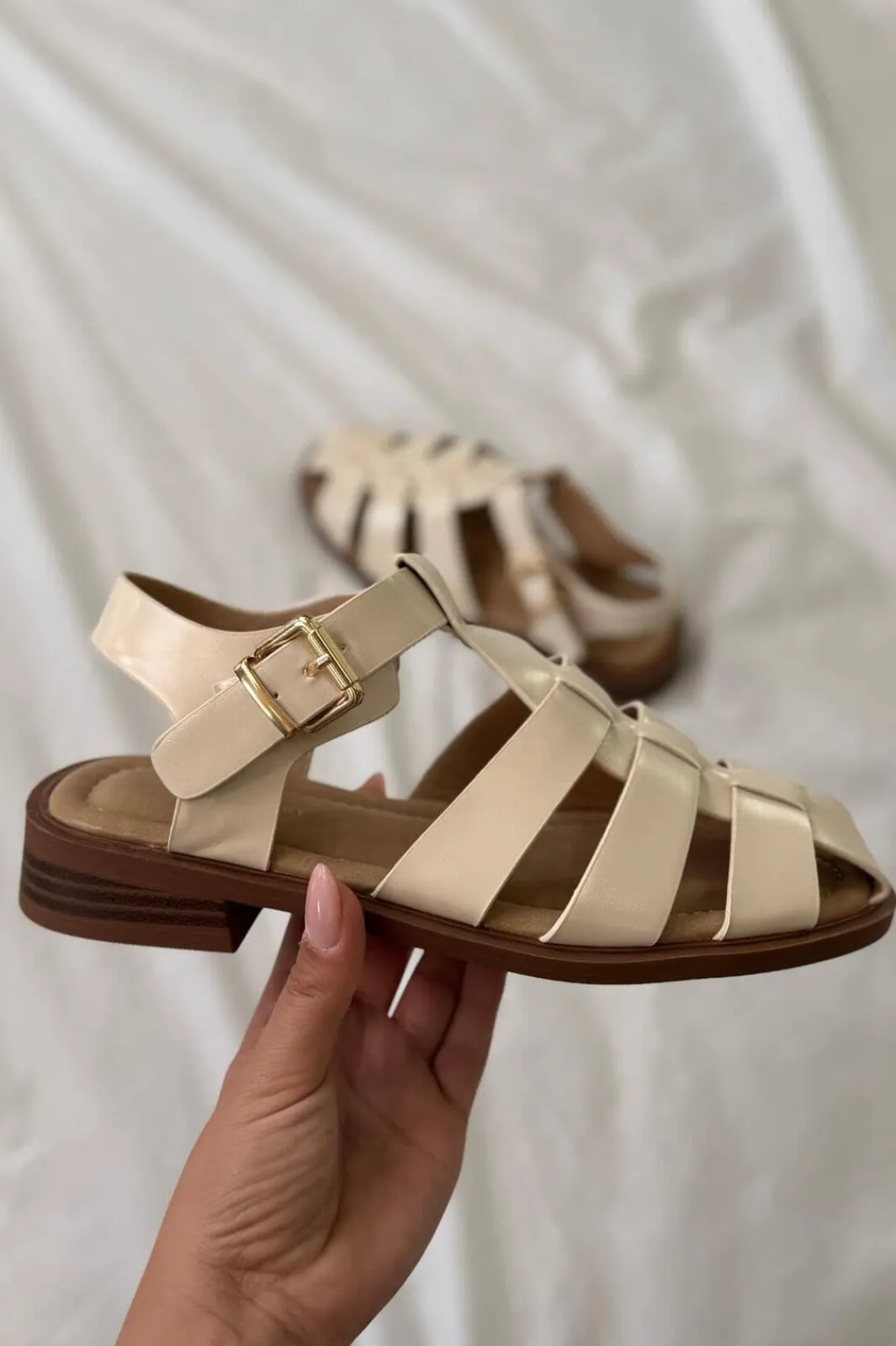 Clearance Bloom Gilda Sandal Beige