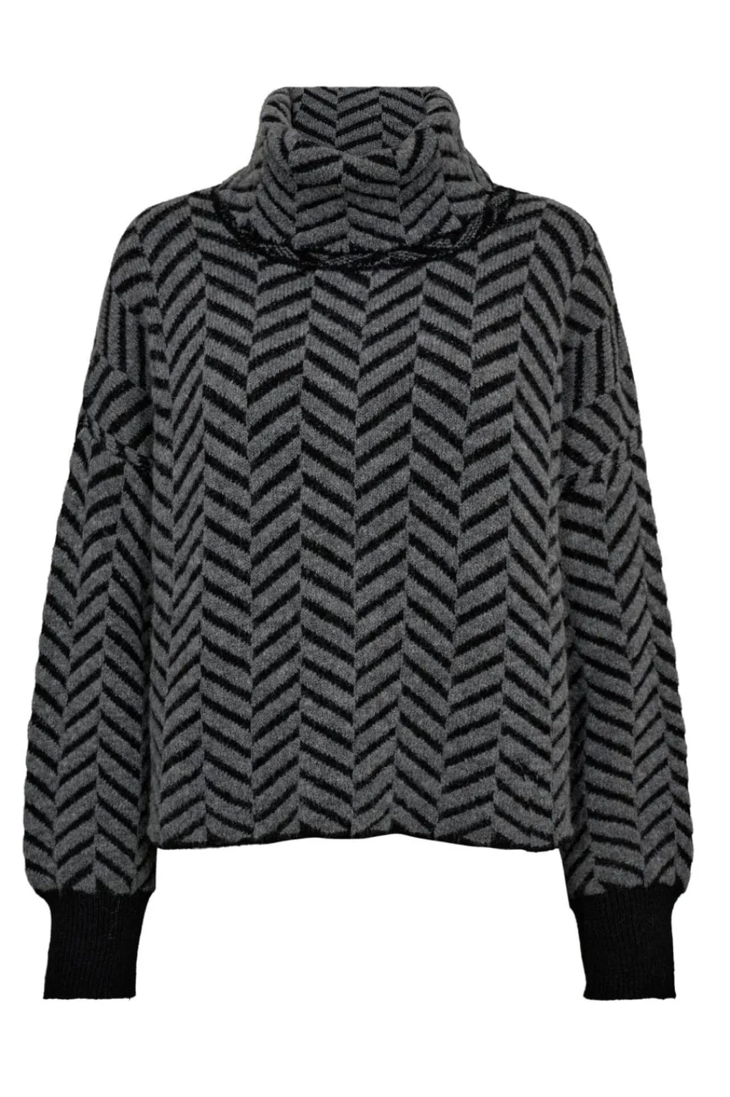 Gossia Ginago Sweater G2168 Black Grey Mix