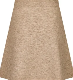 Hot Neo Noir Gisa Knit Skirt Sand Melange