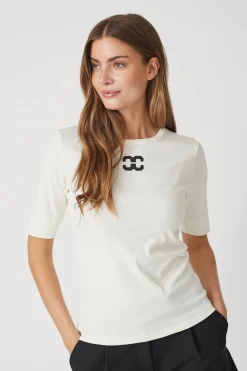 Co´Couture Grannycc Logo Tee 33101 11 Off White
