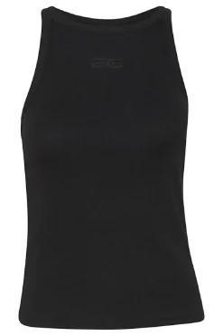 Hot Gestuz Gzdrew Rhinestone Logo Tank 100017 Black
