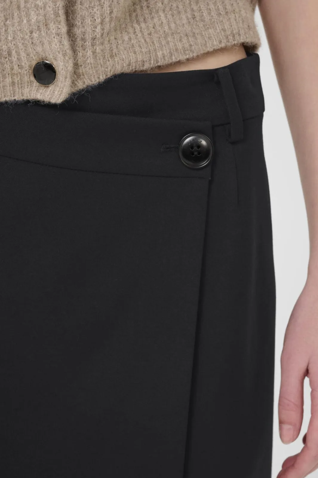 Sale Gestuz Gzpaula Melange Wrap Skirt 10910495 100017