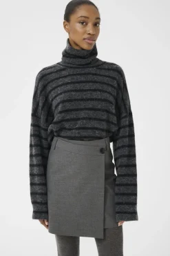 Clearance Gestuz Gzpaula Melange Wrap Skirt 10910495 100494