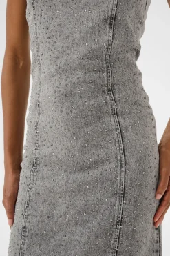 Outlet Gestuz Gzzauma Sl Long Dress 107487 Vintage Grey Wash