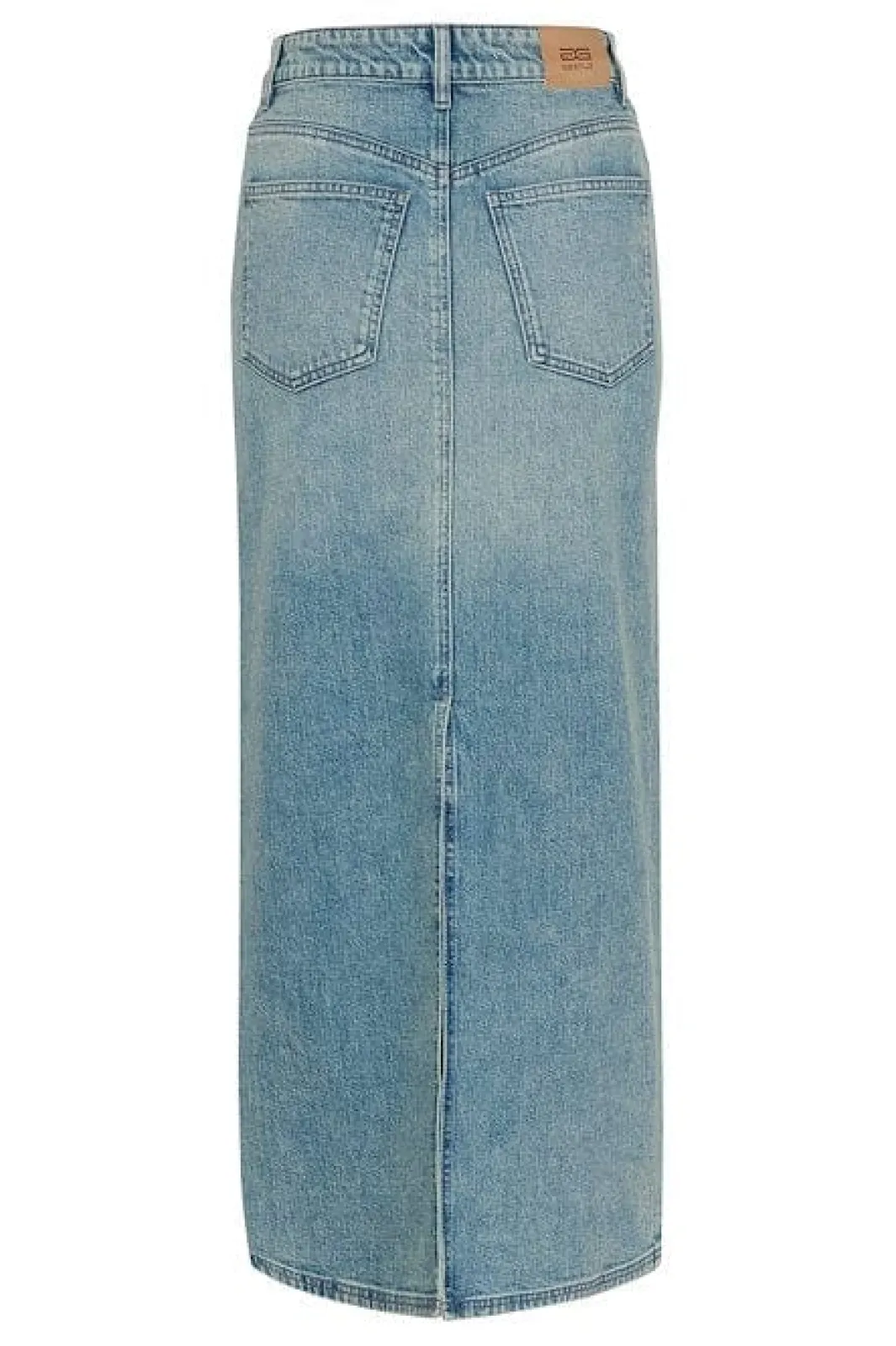 Clearance Gestuz Gzzorah Long Skirt 104609 Mid Blue Washed