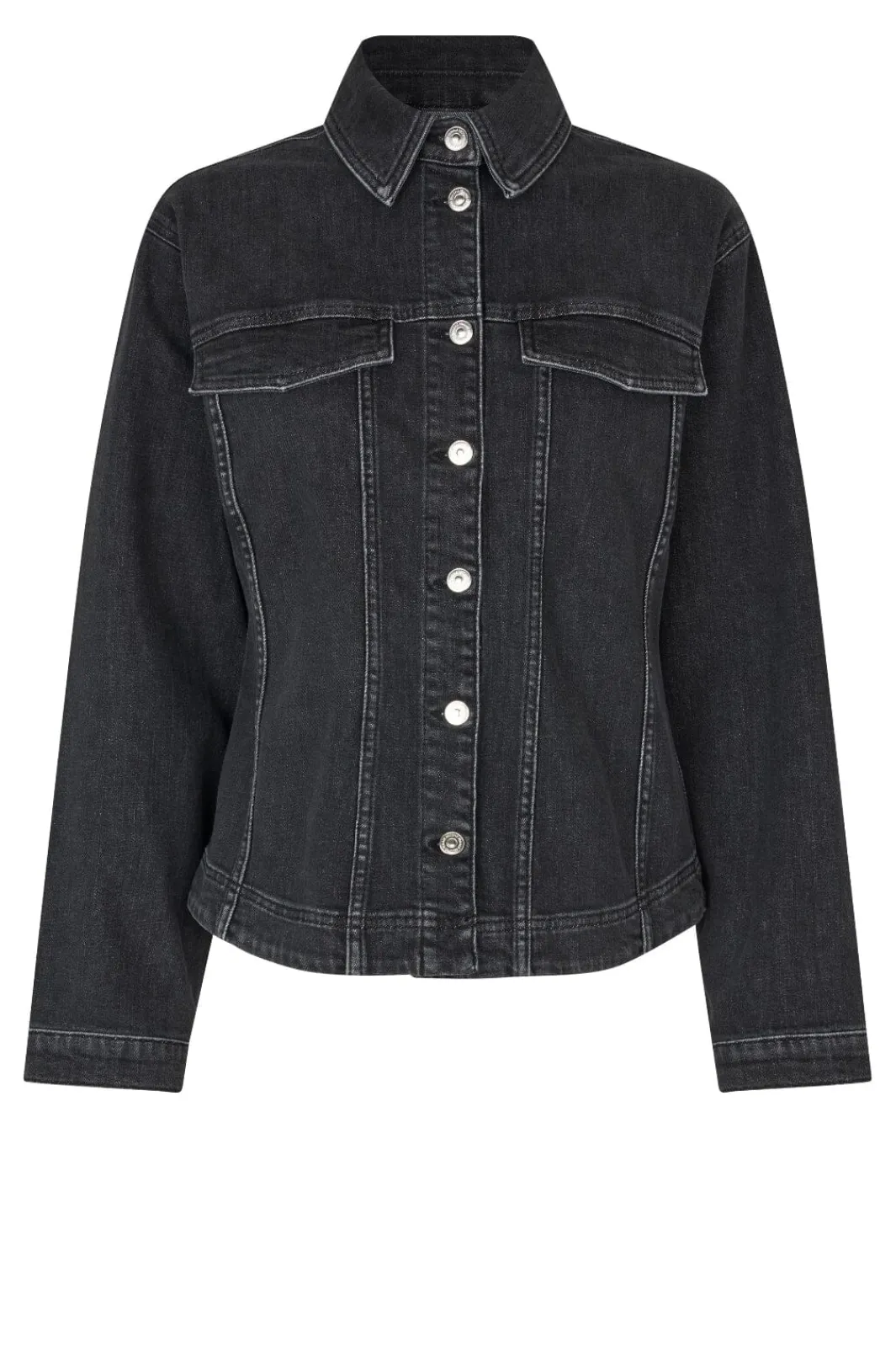 New Second Female Halliot Denim Jacket 60501 8998 Black denim
