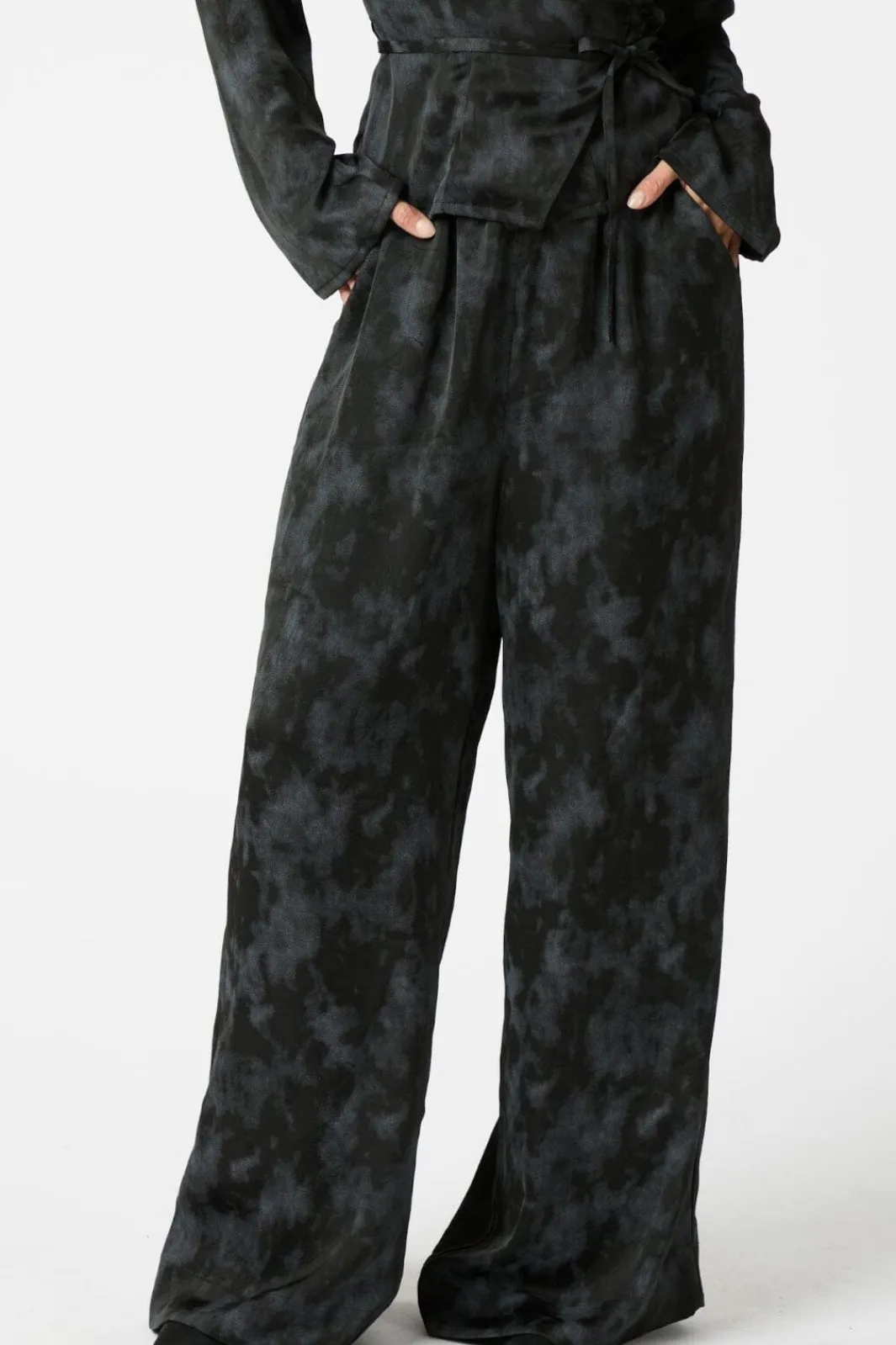 Neo Noir Harifa Distress Pants 164440 Dark Grey