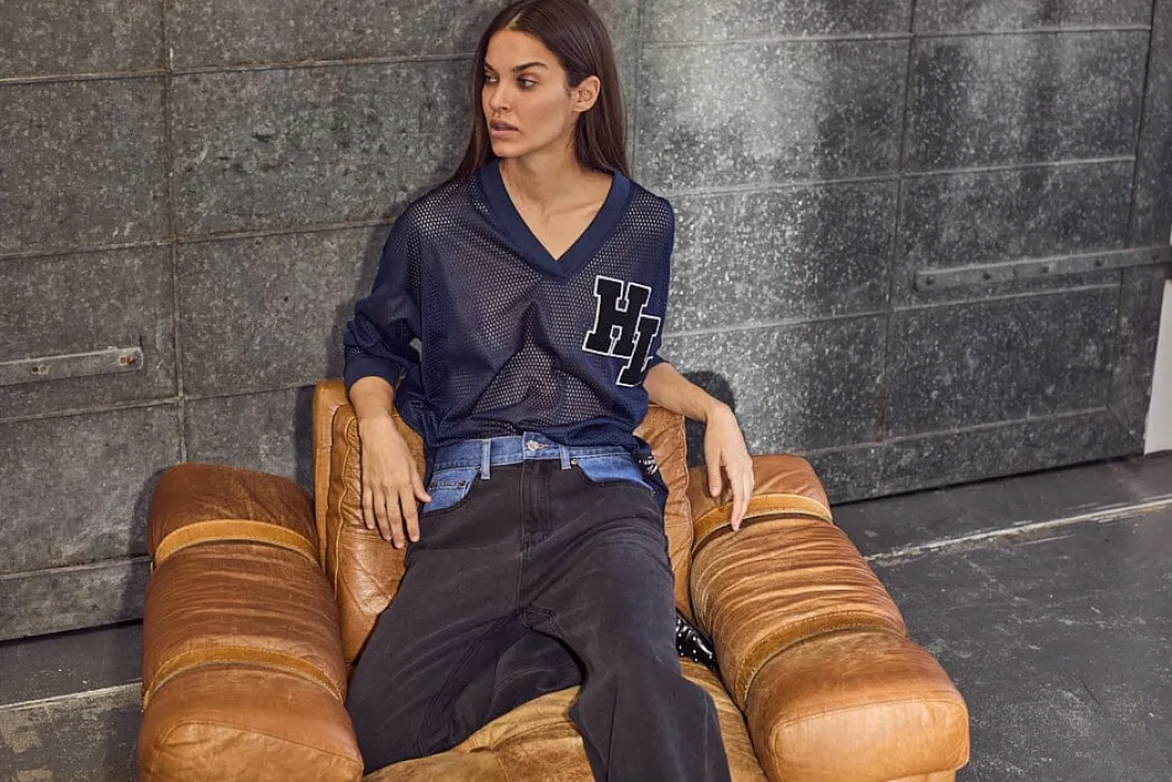 Best Haute L'Amitié Haute Drift Blouse HL10252 Navy