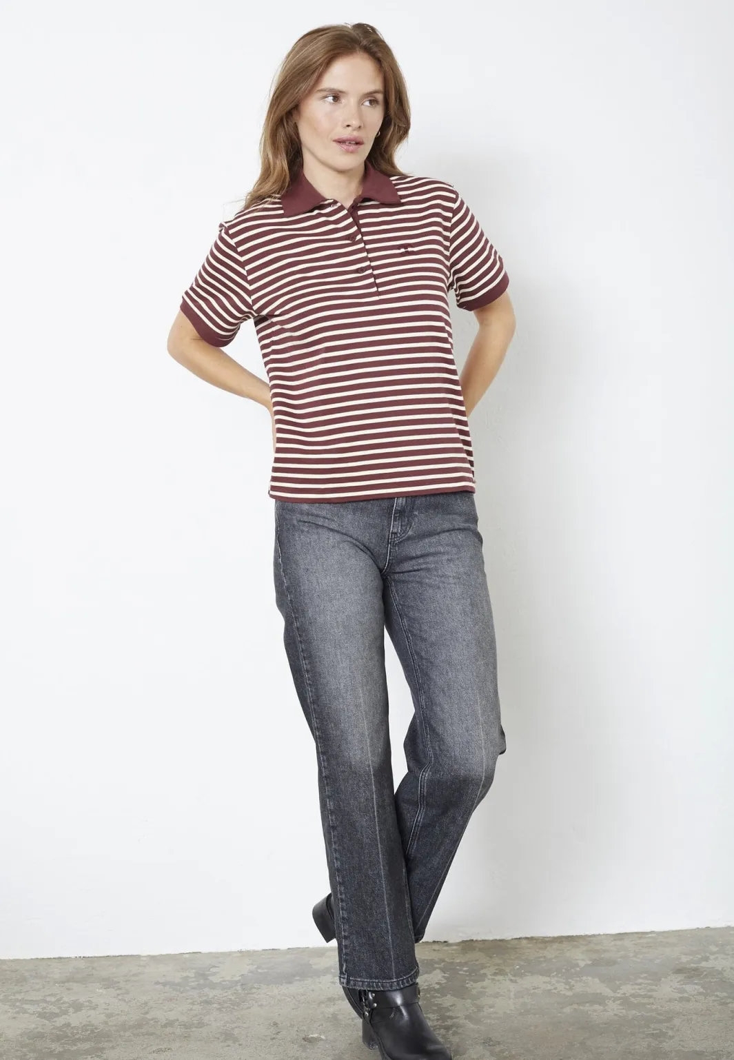 New Co´Couture Hayescc Polo Ss Tee 43006 87