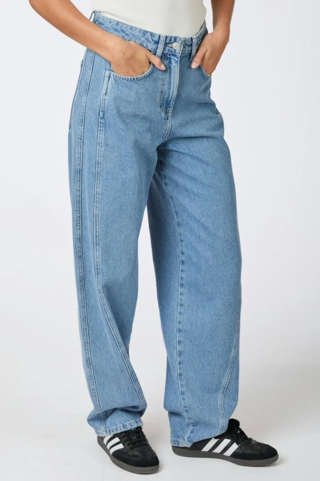 Online Neo Noir Hazen D Pants Stonewash