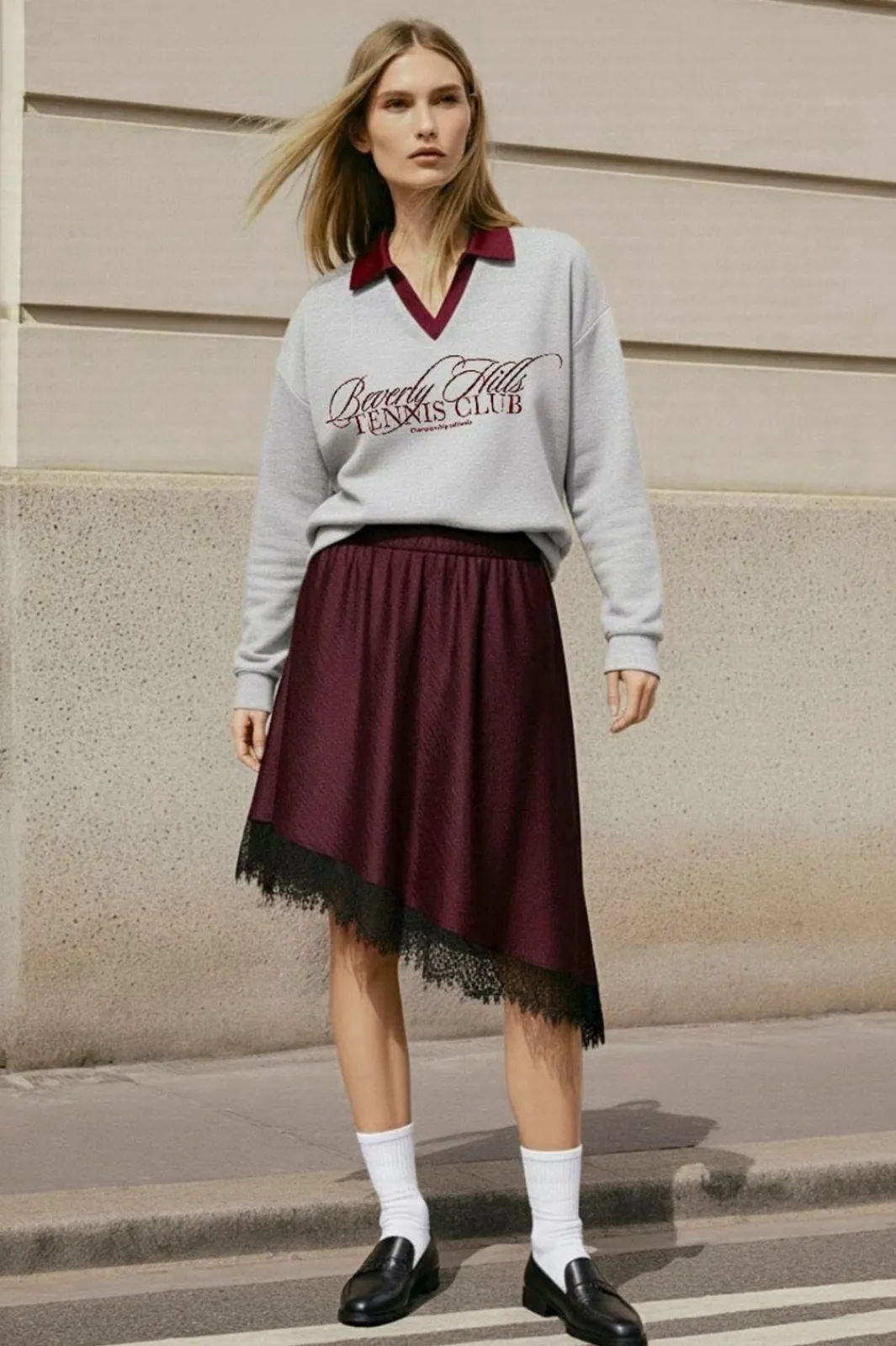 Discount Hypedrop Hdmadeline Satin Lace Skirt 32000051 5089089