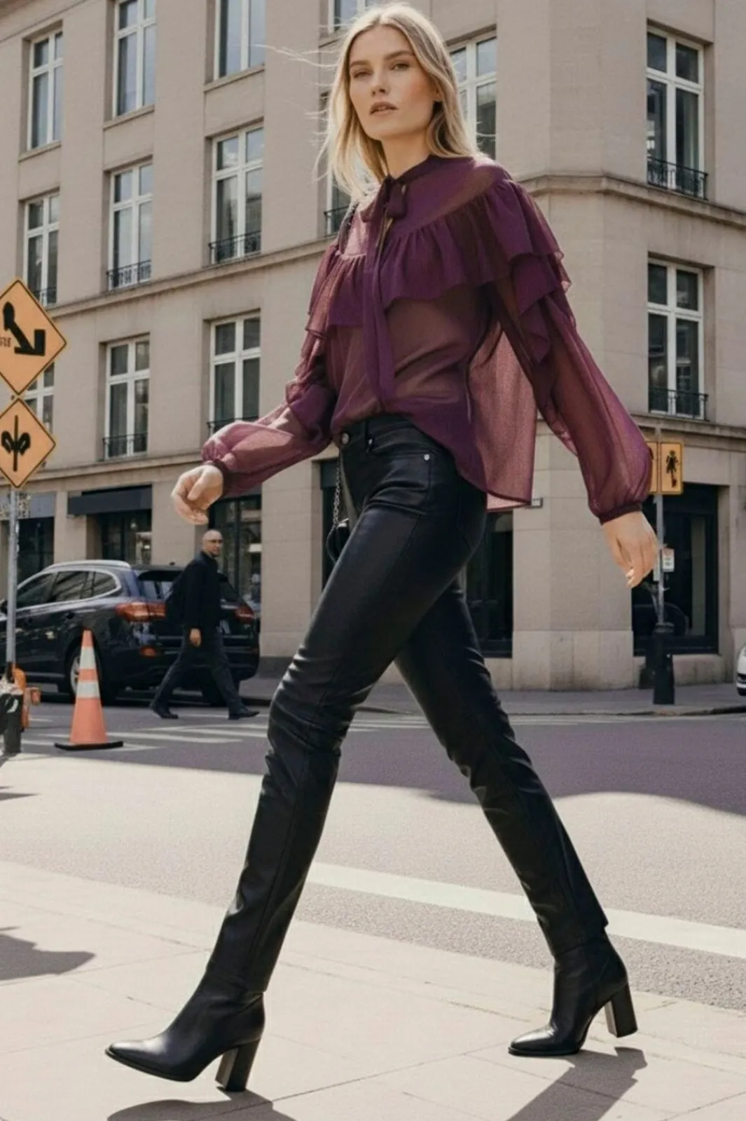 Sale Hypedrop Hdmelisa Ruffle Ls Blouse 32000021 5082000