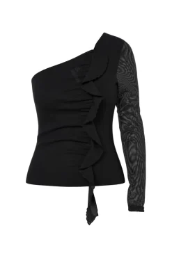 Hypedrop Hdpatricia Mesh One-Shoulder Top 32000162 5099778