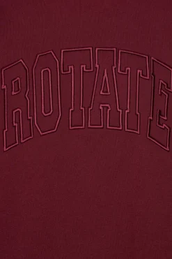 Online Rotate Heavy Sweat Crewneck1143762734 Zinfandel