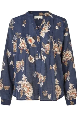 New Lollys Laundry Helenall Shirt Ls 23 Dark Blue
