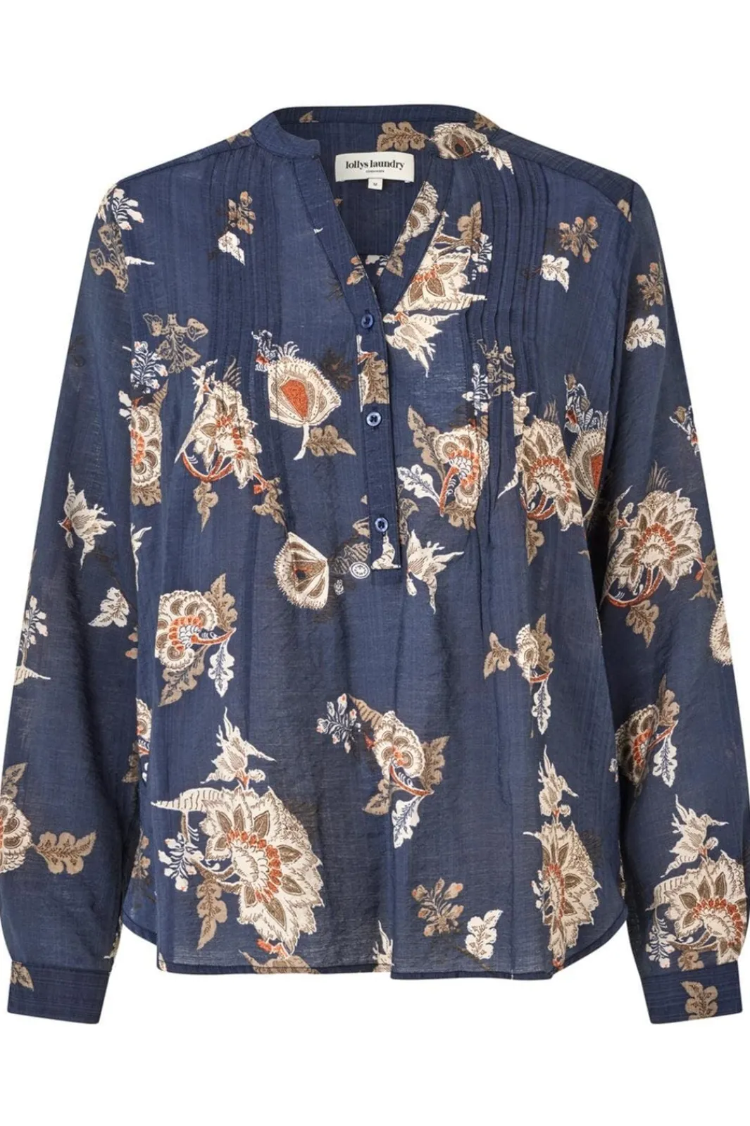 New Lollys Laundry Helenall Shirt Ls 23 Dark Blue
