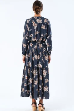 New Lollys Laundry Helenall Shirt Ls 23 Dark Blue