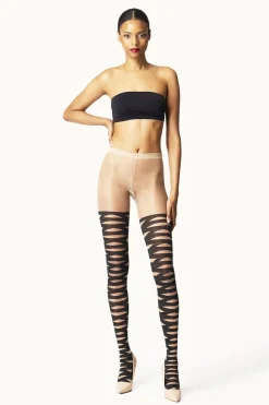 New Wolford Hero Tights17629 8641 Fairly Light/black