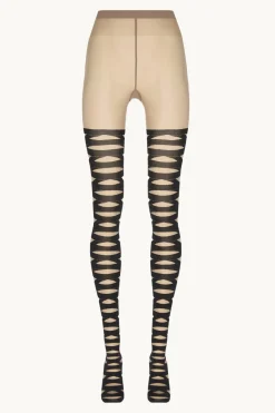 New Wolford Hero Tights17629 8641 Fairly Light/black