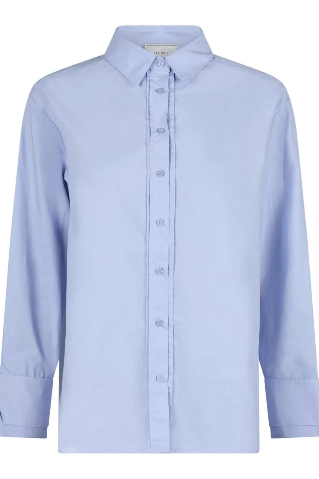 Best Neo Noir Hesther Poplin Shirt Light Blue