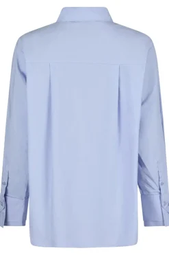 Best Neo Noir Hesther Poplin Shirt Light Blue