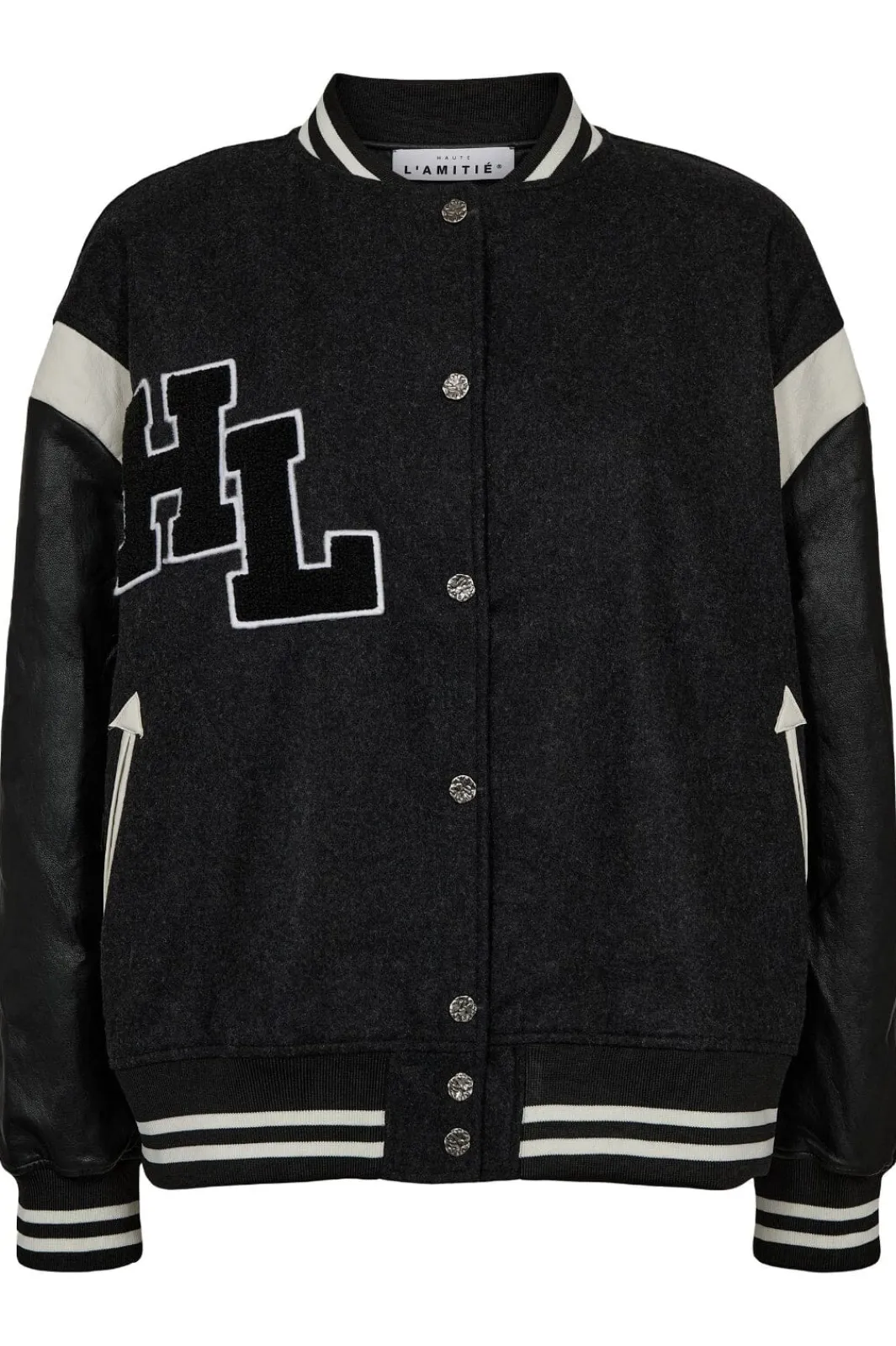 Hot Haute L'Amitié Hl Mix Bomber HL10389 Black
