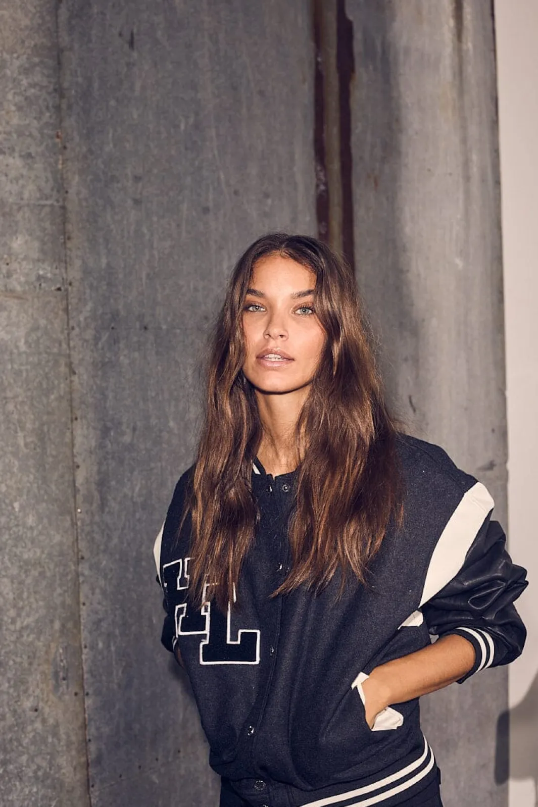 Hot Haute L'Amitié Hl Mix Bomber HL10389 Black