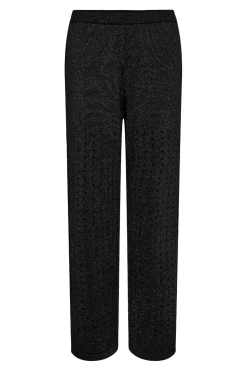 Sale Haute L'Amitié Hole Lurex Knit Pant HL10396 Black